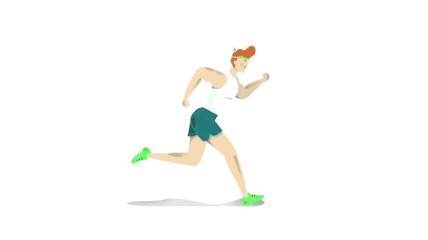 athlete running gif